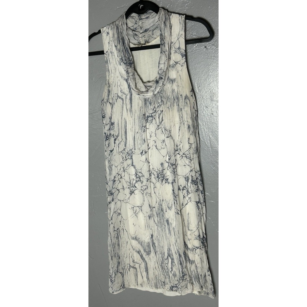 Via Signoria Women's 100% Silk Dress Knee Length Size M Timeless Chic Vacation